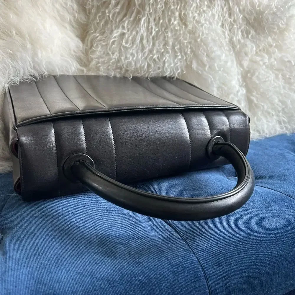 CHANEL Pre-Owned 1994-1996 Lambskin Mademoiselle Kelly Top Handle Bag handbag